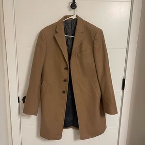 Nova Fides for Banana Republic Wool Top Coat in Camel brown